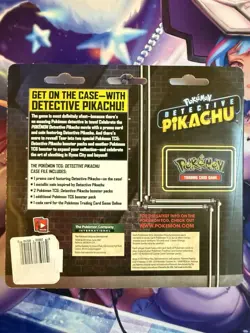2019 Pokemon Sun & Moon 3-Pack Detective Pikachu Case File Blister *Sealed* - Image 2