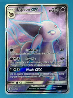 ESPEON GX 2017 Pokemon Sun & Moon Full Art Ultra Rare Espeon GX #140/149 - Image 1