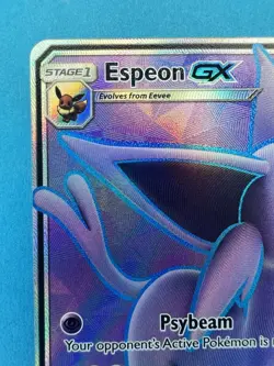 ESPEON GX 2017 Pokemon Sun & Moon Full Art Ultra Rare Espeon GX #140/149 - Image 3