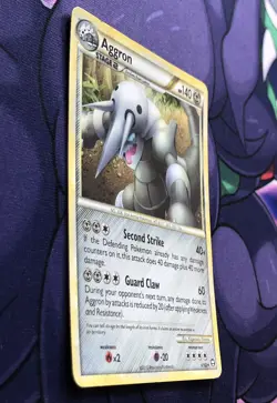 Aggron 1/102 - HGSS Triumphant - Holo Rare - 2010 Pokemon TCG - Image 4