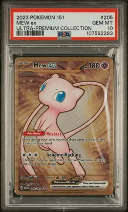 2023 POKEMON 151 ULTRA-PREMIUM COLLECTION #205 MEW EX PSA 10 - Image 1