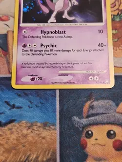 Pokemon Mewtwo LV. 42 11/146 (MP)Holo Rare 2008 Diamond & Pearl Legends Awakened - Image 5