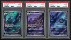 2024 Pokemon SV6a Japanese AR Dusclops Dusknoir Duskull PSA 10 Lot of (3) - Image 1