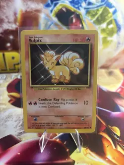 Pokemon TCG Vulpix Base Set 68/102 Regular Unlimited Common - Image 1