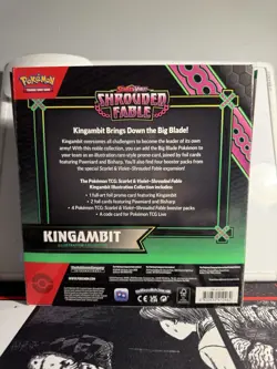 Pokemon Shrouded Fable SV6.5 Kingambit Illustration Collection SV6.5 New Sealed - Image 2