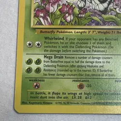 Butterfree 34/130 Pokemon TCG Base Set 2 Regular Uncommon LP - Image 5