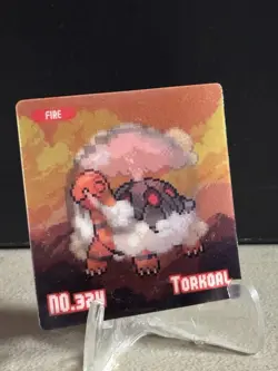 Pokemon Eif origin Gameboy Lenticular Torkoal #B1 - Image 1