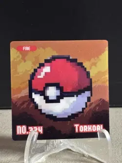 Pokemon Eif origin Gameboy Lenticular Torkoal #B1 - Image 2