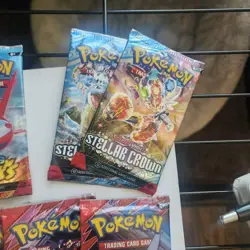 POKEMON TCG booster Lot of 10 - Destined Rivals, Raging Sparks, Stellar (SEALED) - Image 3
