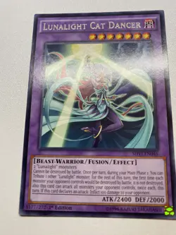 Yugioh Lunalight Cat Dancer 1st Edition Rare SHVI-EN046 NM - Image 1