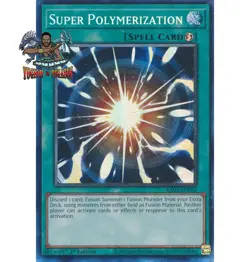 Yugioh! 1x Super Polymerization RA03-EN053 Collector's Rare 1st Ed NM - Image 1