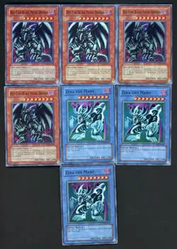 Lot 7 Yugioh Premium Pack Red-Eyes Black Metal Dragon Zera The Mant Super - Image 1