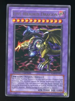 Yugioh SD09 Five Headed Dragon Ultra Limited - Image 1