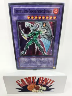 YuGiOh Elemental Hero Shining Phoenix Enforcer DP05-EN013 Super 1st Edition NM - Image 1