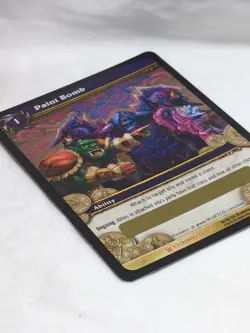 World Of Warcraft TCG Foil Paint Bomb Legendary Loot Card 1/3 - Image 4