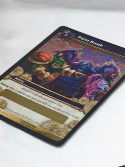 World Of Warcraft TCG Foil Paint Bomb Legendary Loot Card 1/3 - Image 5