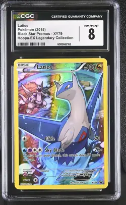CGC 8 Latios 2015 Black Star Promos XY79 Pokemon Card - Image 1