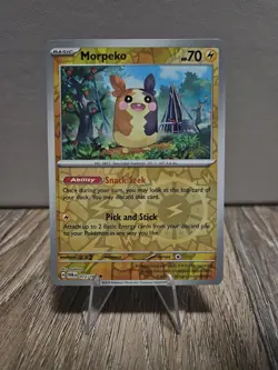Pokemon TCG SV-Twilight Masquerade Morpeko Reverse Holo Card #72/167 Uncommon - Image 1