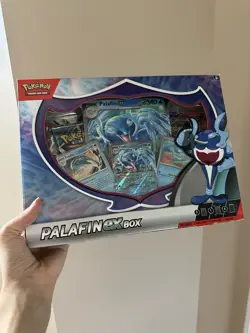 Pokemon TCG: Palafin ex Jumbo Box NEW/SEALED (4 Card Packs) - Free Shipping - Image 1