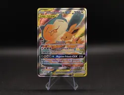 Pokemon Eevee & Snorlax GX Team Up TCG SM169 Holo Promo Card - Image 1