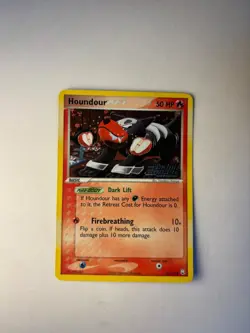 Reverse Holographic Houndour 60/109 Team Rocket Returns - Pokemon Card - Image 1