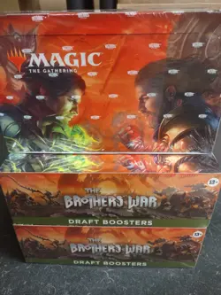 MTG Magic The Brother's War Draft Booster Box - 36 Packs Each Sealed Lot Of 3 195166150581 - Image 1