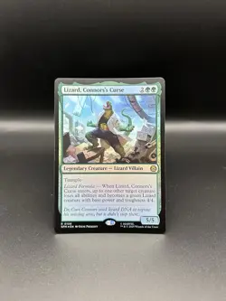 MTG Marvel Spider-man - Lizard, Connors's Curse - #0106 - Rare Foil - Near Mint - Image 1