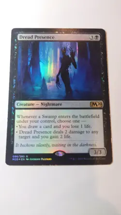 MTG DREAD PRESENCE 096/280 CORE 2020 MAGIC THE GATHERING CCG - Image 1