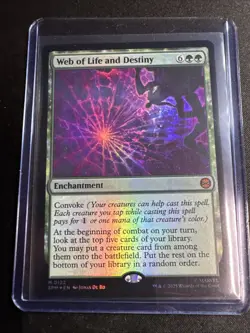 MTG FOIL Web of Life and Destiny M 122 NM - Image 1