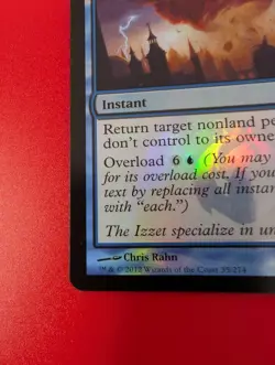 Cyclonic Rift Foil Return to Ravnica 2012 MTG LP Chris Rahn Commander Staple - Image 3