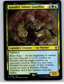 MTG - Kimahri, Valiant Guardian Commander: Final Fantasy Regular - Image 1