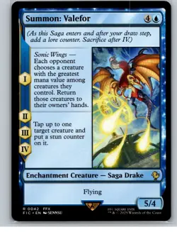 MTG - Summon: Valefor Commander: Final Fantasy Regular - Image 1