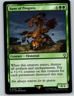 MTG - Bane of Progress Commander: Final Fantasy Regular - Image 1