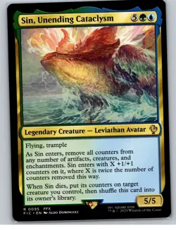 MTG - Sin, Unending Cataclysm Commander: Final Fantasy Regular - Image 1