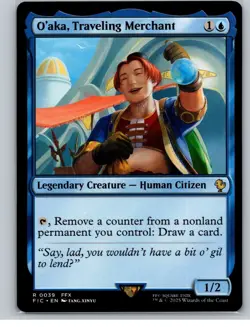 MTG - O'aka, Traveling Merchant Commander: Final Fantasy Regular - Image 1