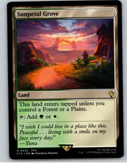 MTG - Sunpetal Grove Commander: Final Fantasy Regular - Image 1