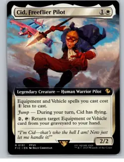 MTG - Cid, Freeflier Pilot Commander: Final Fantasy Regular - Image 1