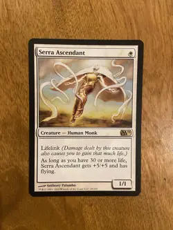 MTG English Serra Ascendant LP Magic 2011 Core Set - Image 1