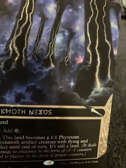 Magic MTG - Inkmoth Nexus (0110) (Borderless) (Galaxy Foil) - Edge of Eternities - Image 2