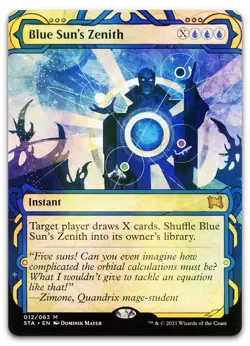 Blue Sun's Zenith #12 (Foil) (NM) Strixhaven STA Magic MTG - Image 1