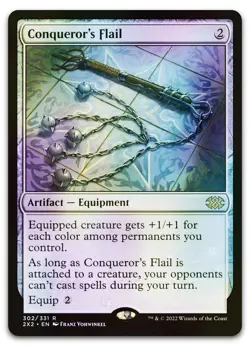 Conqueror's Flail #302 (Foil) (NM) Double Masters 2022 2X2 Magic MTG - Image 1