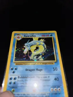 Gyarados 6/102 HOLO Rare Unlimited Pokemon Base Set WOTC - Near Mint - Image 1