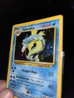 Gyarados 6/102 HOLO Rare Unlimited Pokemon Base Set WOTC - Near Mint - Image 2
