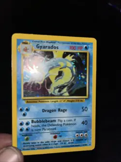 Gyarados 6/102 HOLO Rare Unlimited Pokemon Base Set WOTC - Near Mint - Image 3