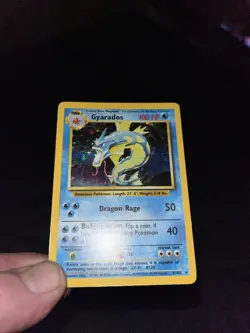 Gyarados 6/102 HOLO Rare Unlimited Pokemon Base Set WOTC - Near Mint - Image 4