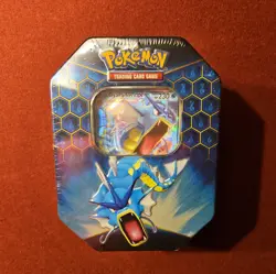 Pokemon TCG Hidden Fates Gyarados GX Tin - Factory Sealed 820650804816 - Image 1