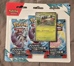 Pokemon Journey Together 3 Pack Blister Factory Sealed X2 - Image 3