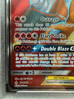 Pokemon Tag Team Reshiram & Charizard GX 194/214 Unbroken Bonds Holo PSA 10 - Image 5