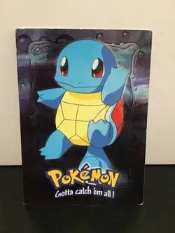 Squirtle E7 of 12 Pokemon Topps Series #07 Holo - Image 1