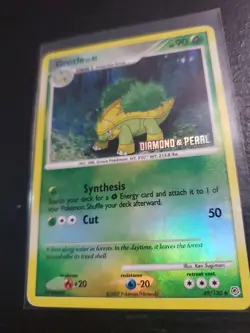 Pokemon Burger King Promos Grotle Diamond & Pearl Reverse Holo #49/130 - Image 2